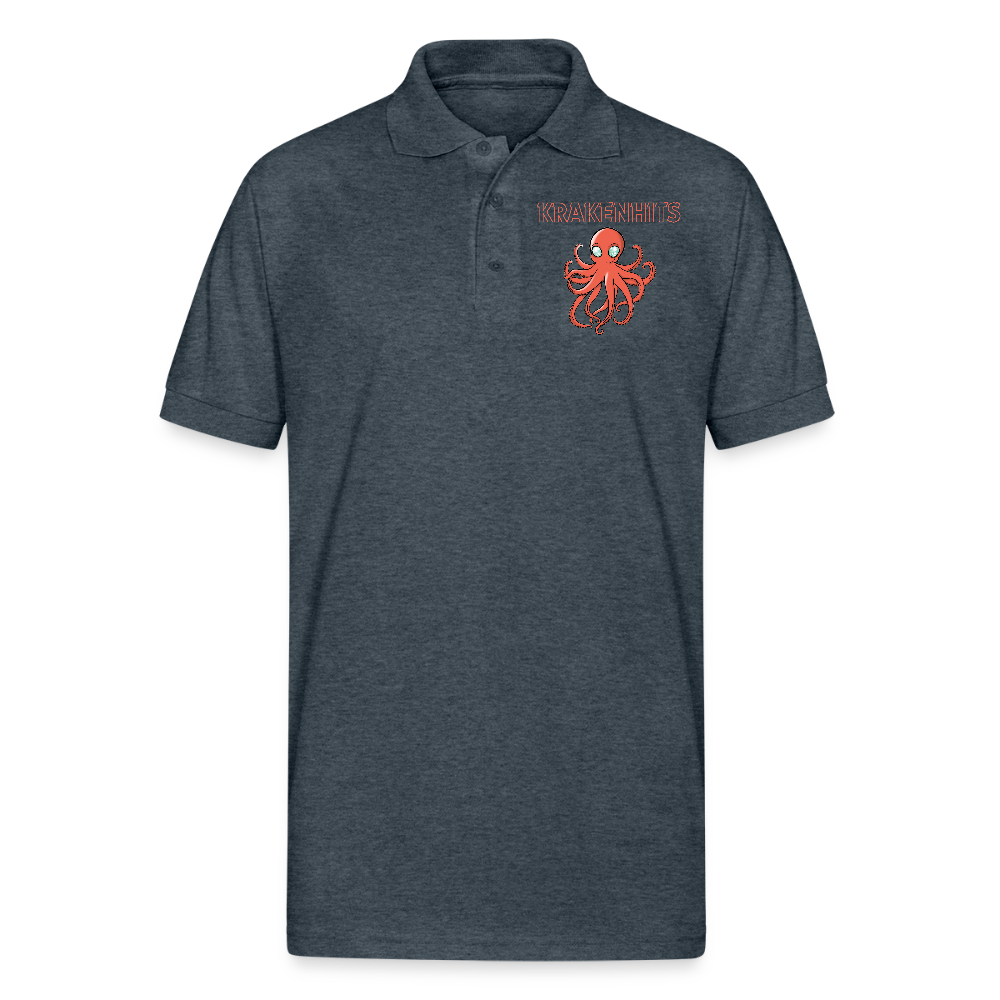 Gildan Unisex 50/50 Jersey Polo - deep heather