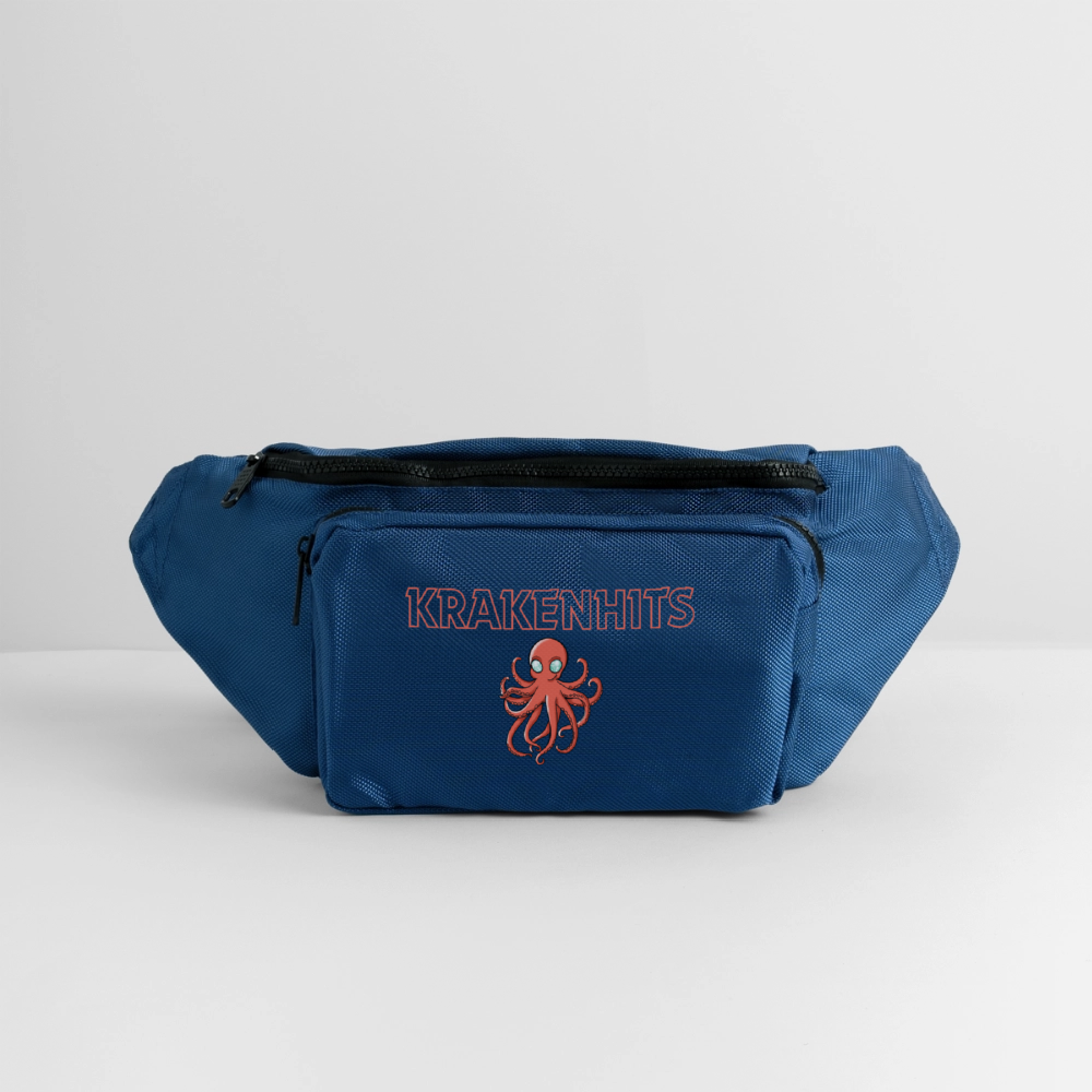 Large Crossbody Hip Bag - blue