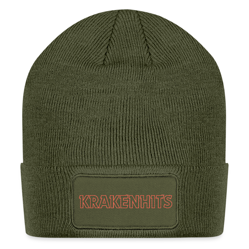 Patch Beanie - olive