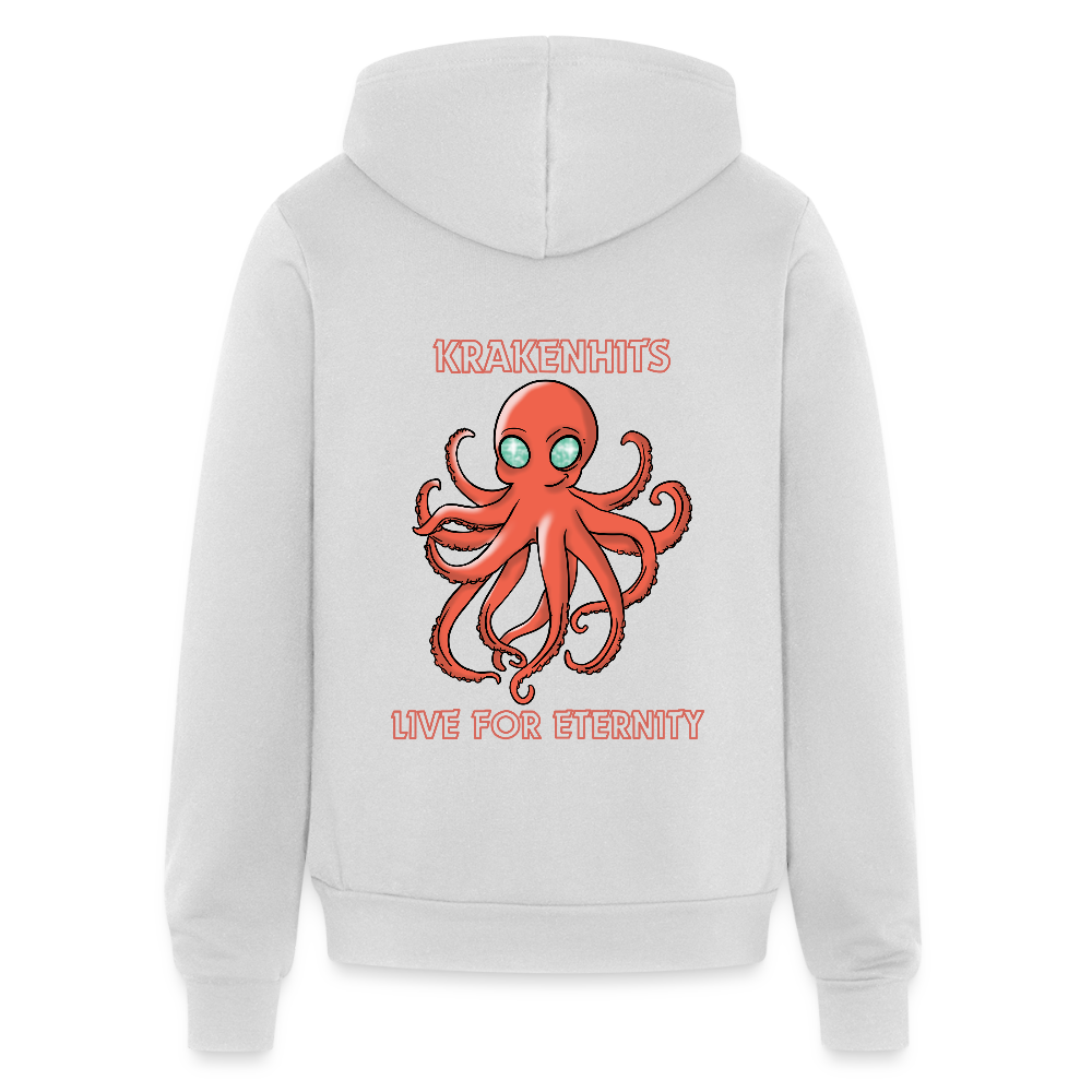 Bella + Canvas Unisex Full Zip Hoodie - silver