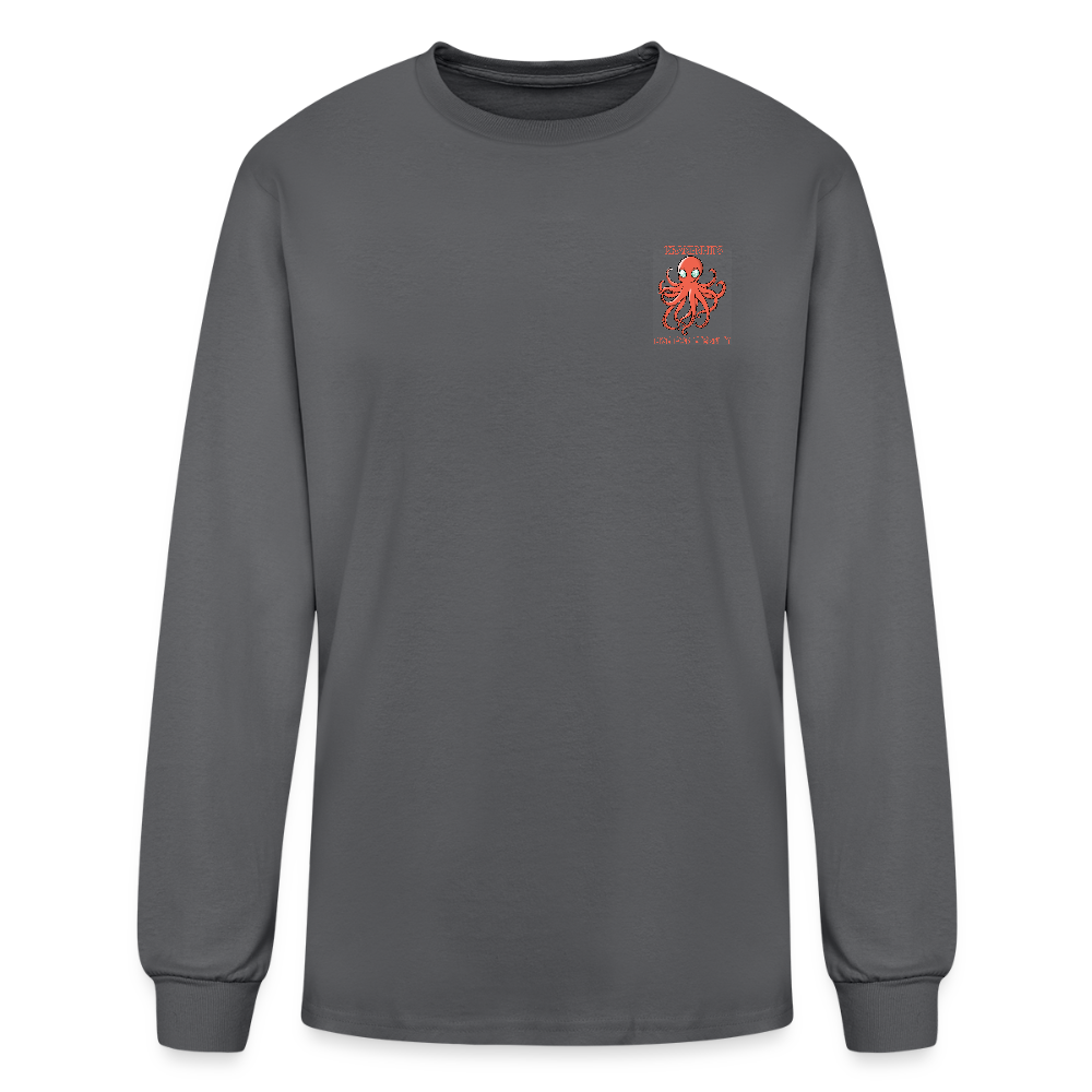 Men's Long Sleeve T-Shirt - charcoal