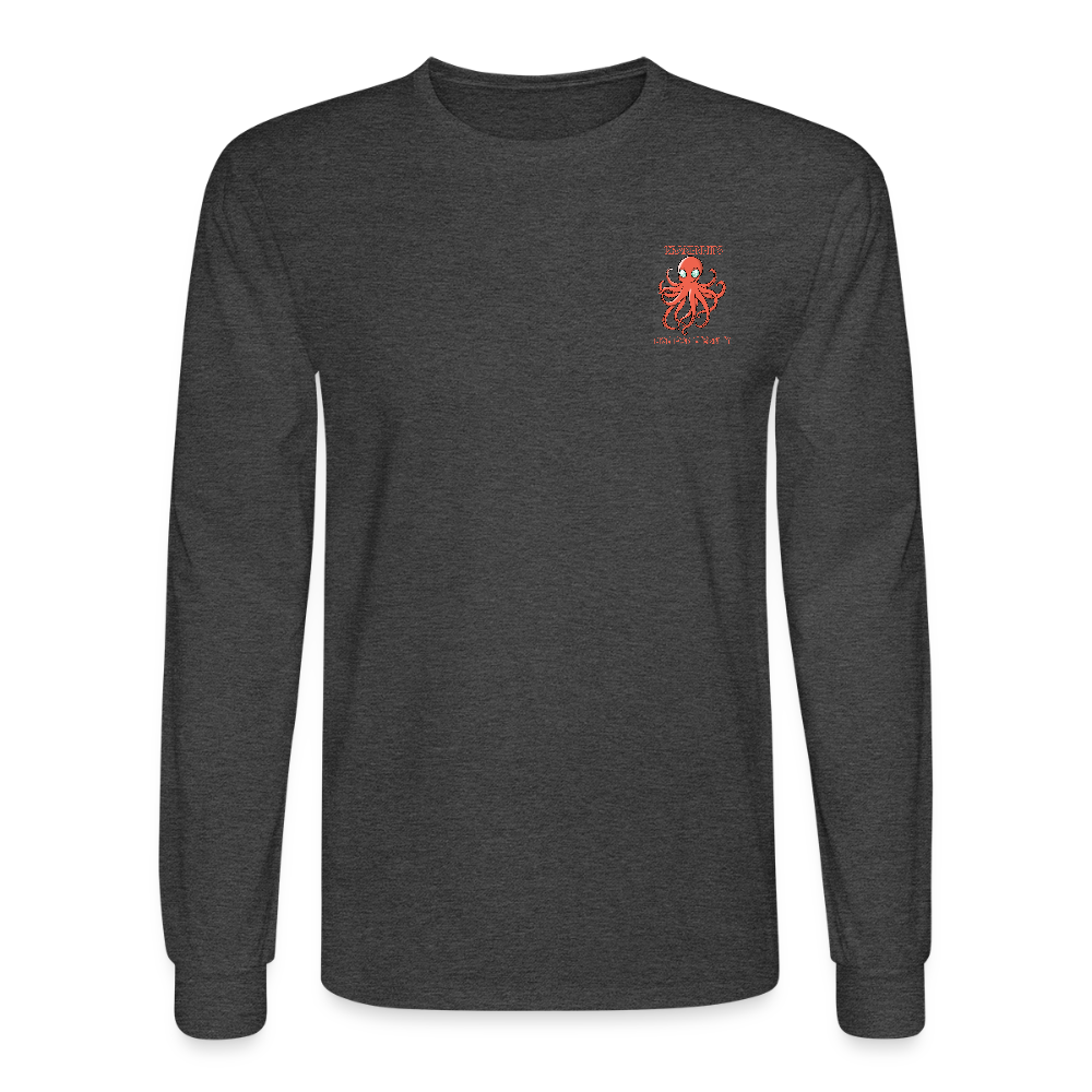 Men's Long Sleeve T-Shirt - heather black