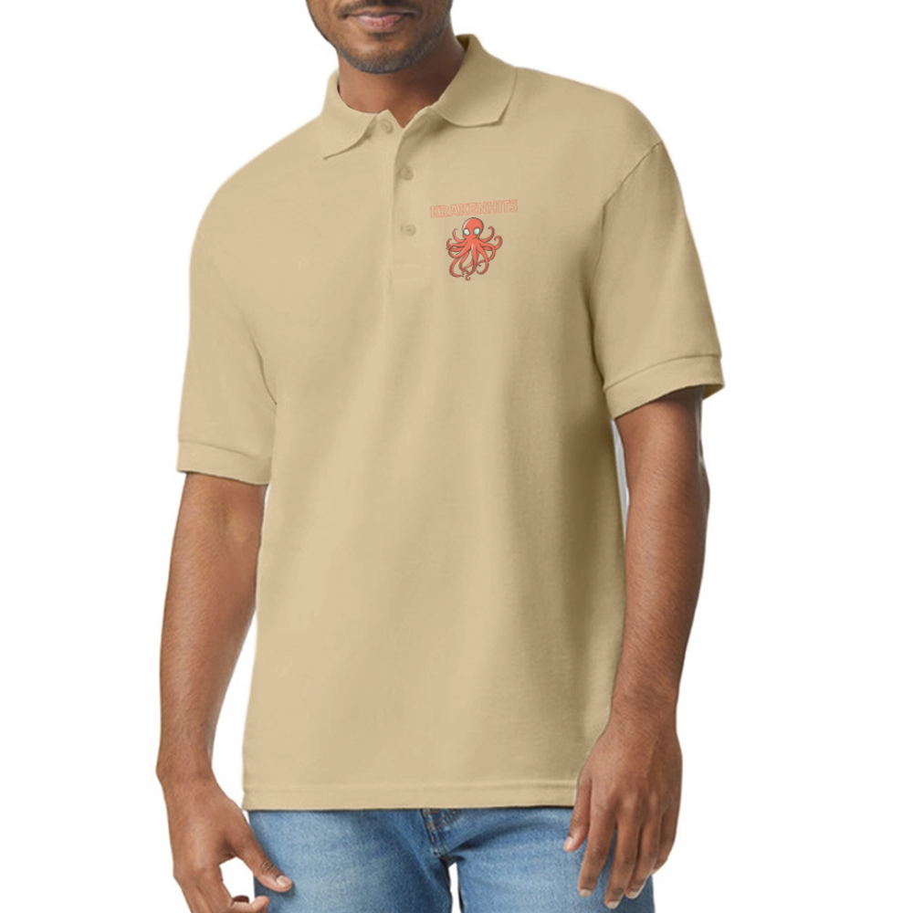 Gildan Unisex 50/50 Jersey Polo - Sand