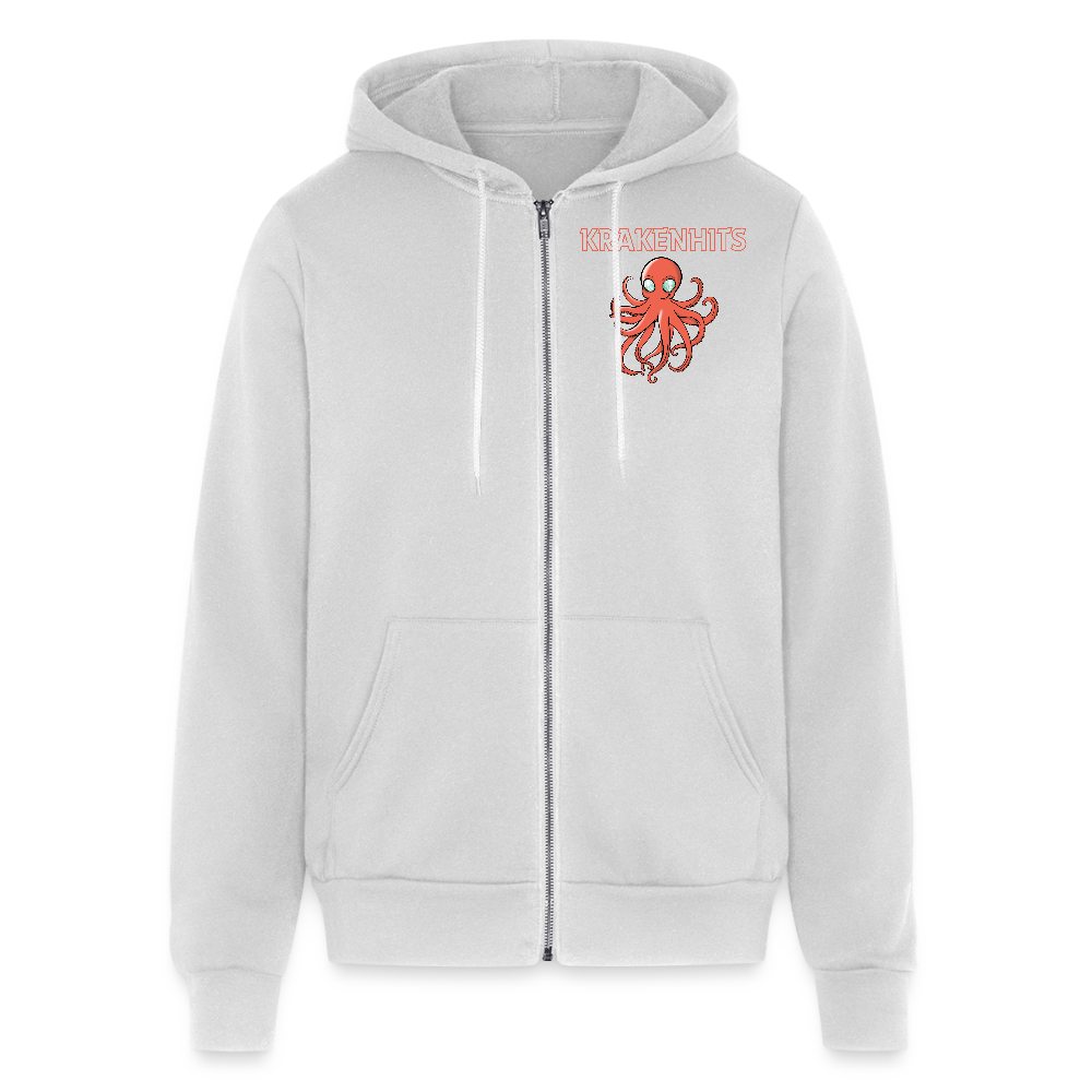 Bella + Canvas Unisex Full Zip Hoodie - silver
