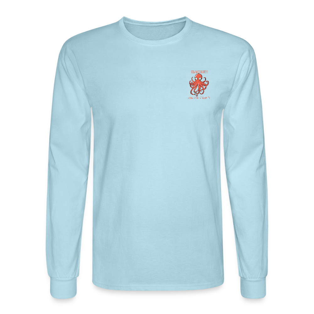 Men's Long Sleeve T-Shirt - powder blue